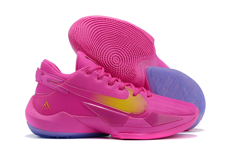 2020 Nike Freak 2 Pink Yellow